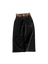 "Leopard" Double Waist Sweats - Black